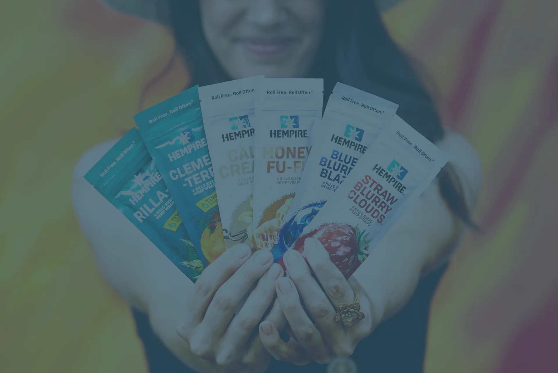 Hempire hemp wrap pouches in several flavors